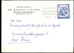 Cover - "Rechtsanwalt Dr. Rudolf Lischka, Wien" - Cartas & Documentos
