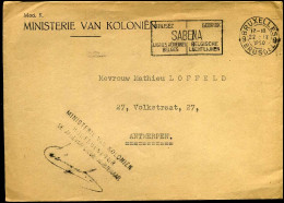 Cover - "Ministerie Van Koloniën" - Lettres & Documents