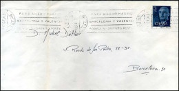 Cover From Madrid To Barcelona - Lettres & Documents