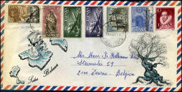Cover From Mallorca To Deurne, Belgium - Lettres & Documents