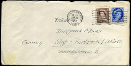 Cover From Toronto To Birkach, Germany - Lettres & Documents