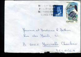 Cover From Barcelona To Marcinelle, Belgium - Briefe U. Dokumente