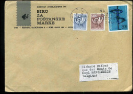 Cover From Yugoslavia To Marcinelle, Belgium - Brieven En Documenten