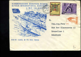 Cover From Yugoslavia To Brussels, Belgium - Cartas & Documentos