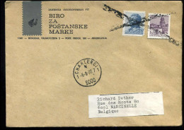 Cover From Yugoslavia To Marcinelle, Belgium - Covers & Documents