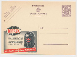 Publibel - Postal Stationery Belgium 1948 Heater - Fobrux - Zonder Classificatie