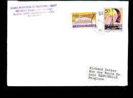 Cover From Beograd To Marcinelle, Belgium - Storia Postale