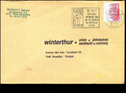 Cover Van Kortrijk Naar Brussel - "Winterthur" - Covers & Documents