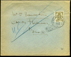 Cover - "Terug Aan Afzender" - 1935-1949 Small Seal Of The State