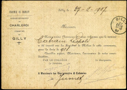 Carte Postal / Postkaart - "Province Hainaut - Arrondissement De Charleroi - Commune De Gilly" - Andere & Zonder Classificatie
