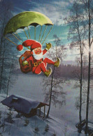 WEIHNACHTSMANN SANTA CLAUS WEIHNACHTSFERIEN Vintage Postkarte CPSM #PAJ973.DE - Santa Claus