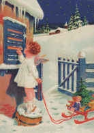 ENGEL WEIHNACHTSFERIEN Feiern & Feste Vintage Ansichtskarte Postkarte CPSM #PAJ359.DE - Angels