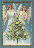 ENGEL WEIHNACHTSFERIEN Feiern & Feste Vintage Ansichtskarte Postkarte CPSM #PAH418.DE - Angels