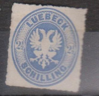 Luebeck N° 11 Sans Gomme Avec Charnière - Lübeck