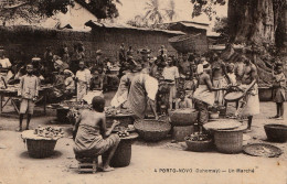 Porto Novo Dahomey Un Marché - Dahome
