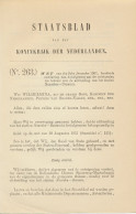 Staatsblad 1901 : Spoorlijn Naarden - Bussum - Historical Documents