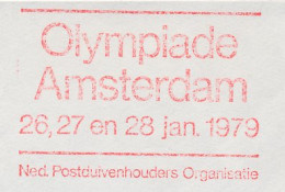 Meter Cover Front Netherlands 1978 Carrier Pigeon Olympiad Amsterdam 1979 - Andere & Zonder Classificatie