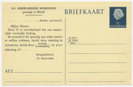 Spoorwegbriefkaart G. NS315 I - Entiers Postaux