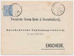 Envelop G. 6 Particulier Bedrukt Eibergen - Enschede 1897 - Entiers Postaux