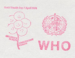 Meter Cut Denmark 1984 World Health Day - WHO - United Nations - Otros & Sin Clasificación