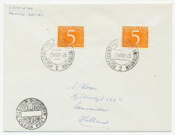 Postagent SS Nieuw Amsterdam 1964 : Naar Leeuwarden - Unclassified