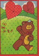 NASCERE Animale Vintage Cartolina CPSM #PBS376.IT - Bären