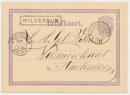 Trein Haltestempel Hilversum 1875 - Storia Postale