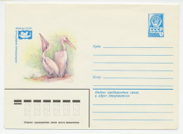 Postal Stationery Soviet Union 1980 Bird - Pelican - Sonstige & Ohne Zuordnung