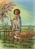 CRISTO SANTO Cristianesimo Religione Vintage Cartolina CPSM #PBP767.IT - Jésus