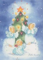 ANGELO Natale Vintage Cartolina CPSM #PBP445.IT - Angels