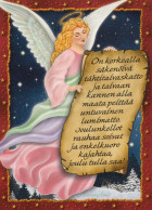 ANGELO Natale Vintage Cartolina CPSM #PBP320.IT - Angels