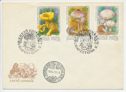 Cover / Postmark Hungary 1984 Mushroom - Funghi