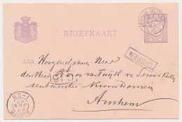 Trein Haltestempel Dieren 1887 - Cartas & Documentos