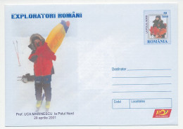 Postal Stationery Romania 2005 Uca Marinescu -South Pole - Expediciones árticas