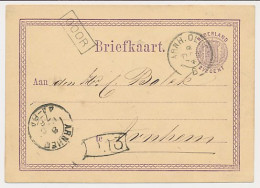 Trein Haltestempel Goor 1876 - Cartas & Documentos