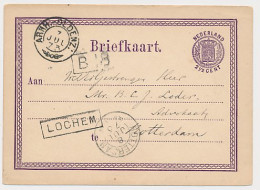 Trein Haltestempel Lochem 1873 - Covers & Documents