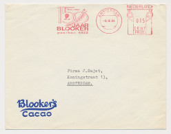 Meter Cover Netherlands 1964 Chocolate Factory - 150 Years Blooker - Amsterdam - Ernährung