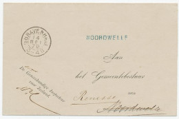Naamstempel Noordwelle 1879 - Lettres & Documents
