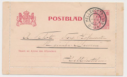 Postblad G. 10 Locaal Te Hellevoesluis 1907 - Ganzsachen