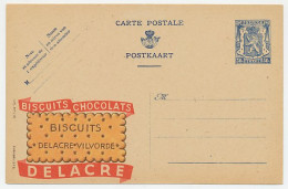 Publibel - Postal Stationery Belgium 1941 Biscuits - Chocolate - Levensmiddelen