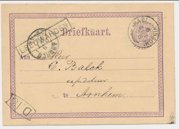 Trein Haltestempel Leeuwarden 1876 - Briefe U. Dokumente
