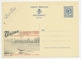 Publibel - Postal Stationery Belgium 1951 Speedboat - Canoeing - Visit Lanaken - Andere & Zonder Classificatie