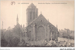 ADQP7-29-0621 - LOCRONAN - Abside De L'église - La Croix Du Cimetière - Locronan