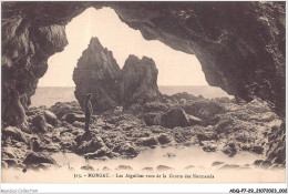 ADQP7-29-0586 - MORGAT - Les Aiguilles Vues De La Grotte Des Normands - Morgat