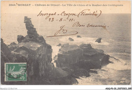 ADQP6-29-0542 - MORGAT - Château De Dinant - La Tête De Chien Et Le Rocher Des Cormorans - Morgat