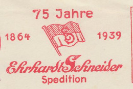 Meter Cover Deutsche Reichspost / Germany 1939 Ehrhardt Schneider - Forwarding - Shipping - Andere & Zonder Classificatie