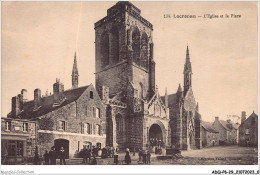 ADQP6-29-0494 - LOCRONAN - L'église Et La Place - Locronan