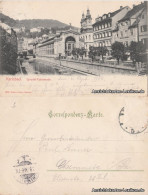 Postcard Karlsbad Karlovy Vary Sprudel-Colonnade 1904 - Tchéquie