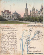 Karlsbad Karlovy Vary Westend: Villa Ritter, Ev. Hospitz, Russische Kirche 1907 - Tchéquie