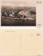Ansichtskarte Koblenz Das Deutsche Eck Fliefaufnahme Ca. 1936 - Koblenz